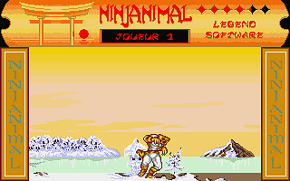 Ninjanimal atari screenshot